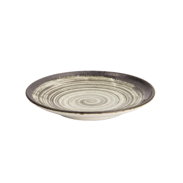 Bk/Wh Asashio Round Plate at Tokyo Design Studio (picture 2 of 6)