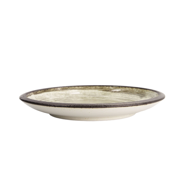 Black/White Asashio Large Round Plate at Tokyo Design Studio (picture 4 of 6)