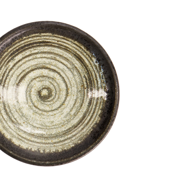 Schwarz/Weiß Asashio Runder Teller bei Tokyo Design Studio (Bild 5 von 6)