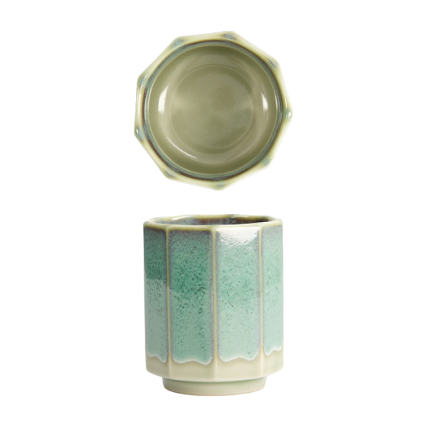 Weiß/Aqua Glaze Teebecher bei Tokyo Design Studio (Bild 1 von 6)
