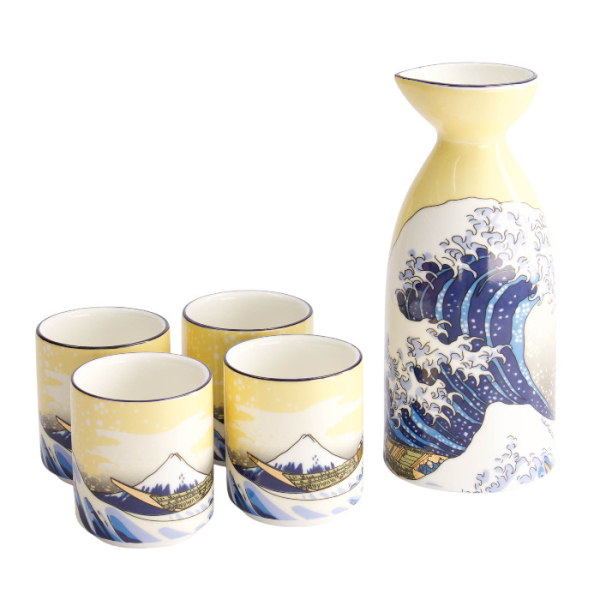 Kawaii Hokusai Sake Set bei Tokyo Design Studio (Bild 2 von 5)