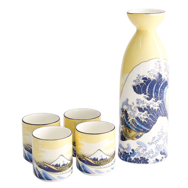 Kawaii Hokusai Sake Set bei Tokyo Design Studio (Bild 1 von 4)