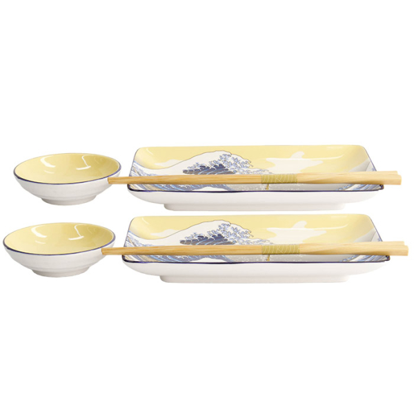 Kawaii Hokusai Sushi Plate Giftset at Tokyo Design Studio (picture 3 of 6)