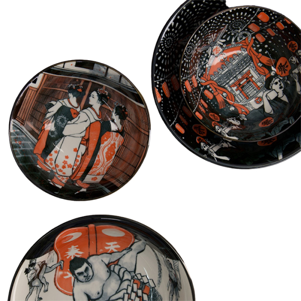 TDS, Runder Teller, Asakusa, Matsuri, Ø 25x3cm , Art.-Nr. 21786