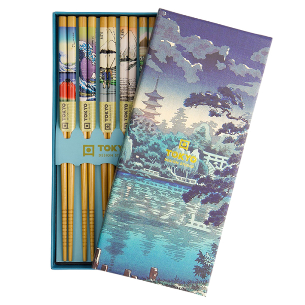 Geschenkset 5 Paar Essstäbchen bei Tokyo Design Studio (Bild 1 von 4)
