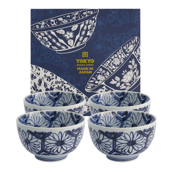 Mixed Bowls Gift Set 4 Bowls Set at Tokyo Design Studio 