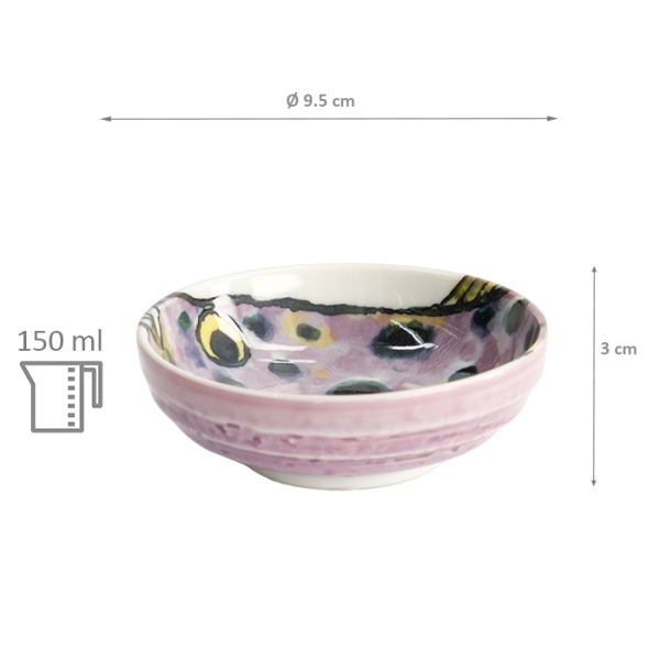 TDS, Saucenschale, Seafood, Ø 9,5 x 3 cm 150 ml, Blowfish Fugu, Lila - Art Nr. 21940