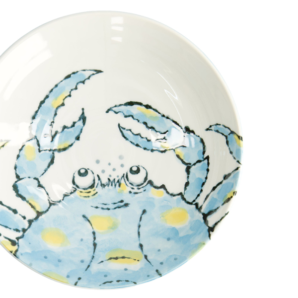 TDS, Deep Plate, Seafood, Ø 21.7 x 5.2 cm 900 ml, Crab, Light Blue - Item No. 21941
