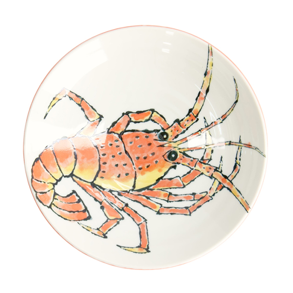 TDS, Deep Plate, Seafood, Ø 21.7 x 5.2 cm 900 ml, Lobster, Red - Item No. 21942