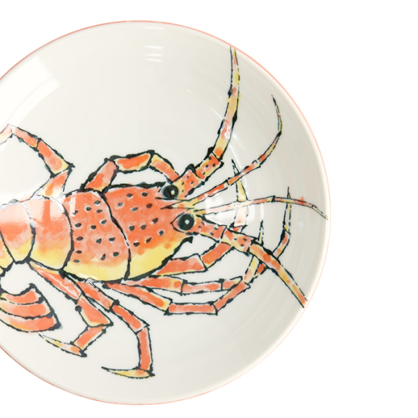 TDS, Deep Plate, Seafood, Ø 21.7 x 5.2 cm 900 ml, Lobster, Red - Item No. 21942