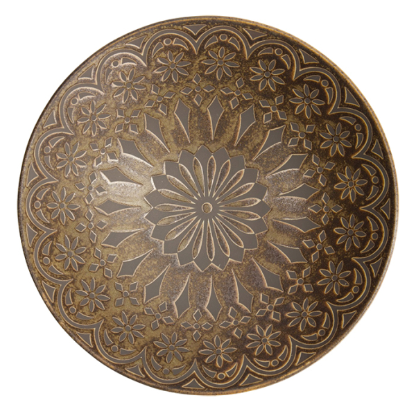 TDS, Zahra Shallow Bowl, Mixed Bowls, Brown, Ø 24x7.5 cm, Item No. 21974