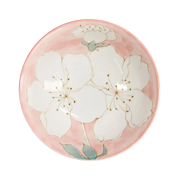 TDS, Ramen Schale, Sakura, Rosa, Ø 19,5 x 7,5 cm - Art Nr. 21979