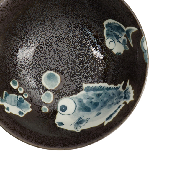 TDS, Bowl, Kawaii, Blowfish Brown, Ø 15 x 7 cm 500ml - Item No. 21985