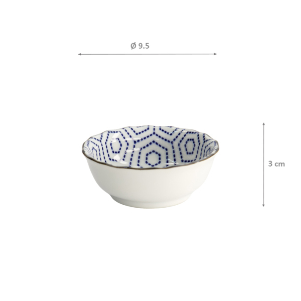 TDS, Small Sauce Bowl, Kotobuki Kikko, Ø 9.5 x 3 cm - Item No. 22003