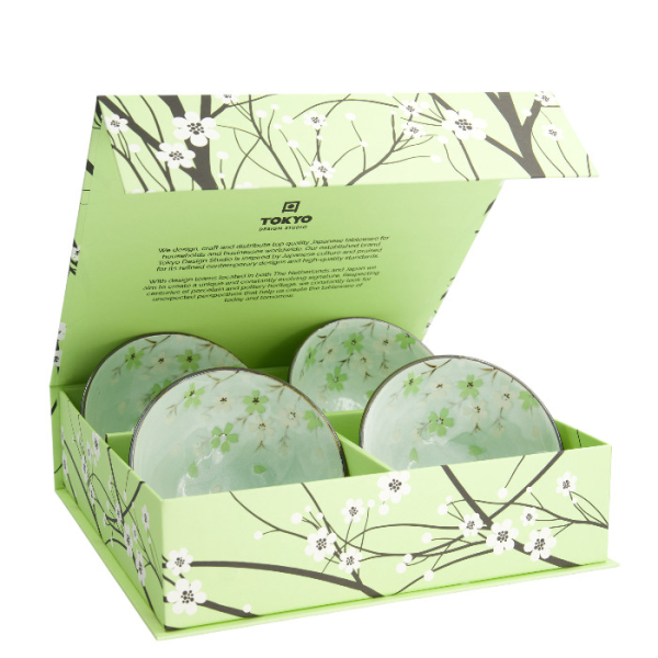 Green Cosmos 4 Schalen Set bei Tokyo Design Studio (Bild 2 von 5)