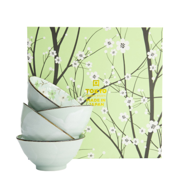Green Cosmos 4 Schalen Set bei Tokyo Design Studio (Bild 1 von 5)