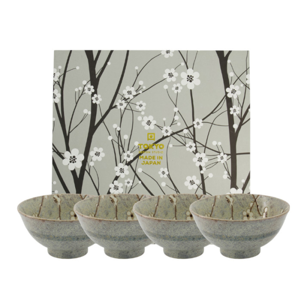 Grey Soshun 4 Schalen Set bei Tokyo Design Studio (Bild 1 von 5)