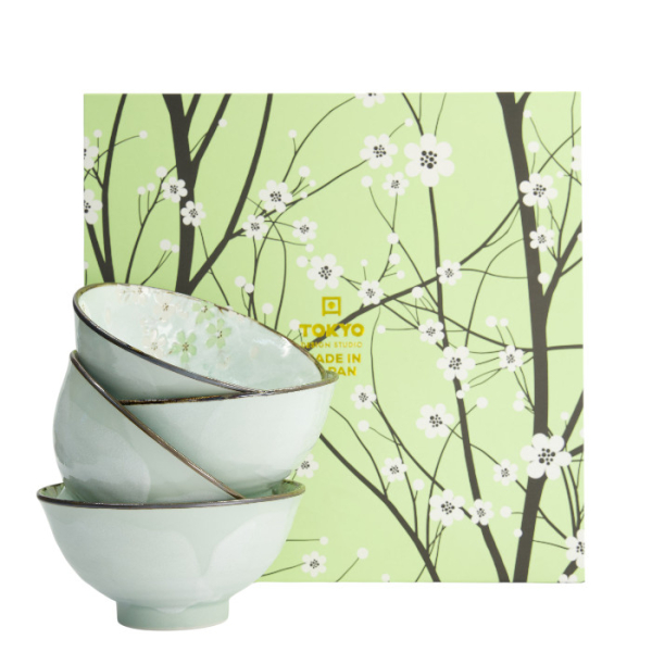 Green Cosmos 4 Bowls Set at Tokyo Design Studio (picture 1 of 5)