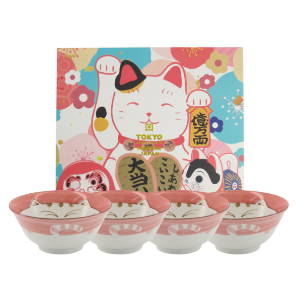 Kawaii Toya Bowls 4 Bowls Set at Tokyo Design Studio (picture 1 of 4)