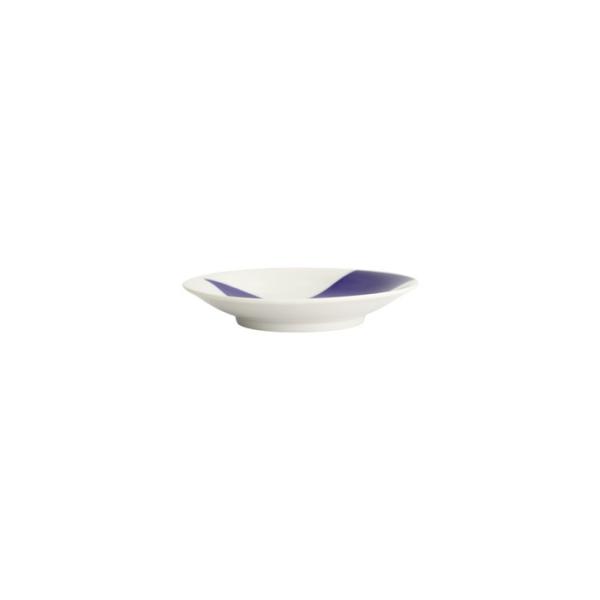 Plate Kawaii Whale Blue, White, Porcelain, Ø 13.7 cm, Item No. 22080