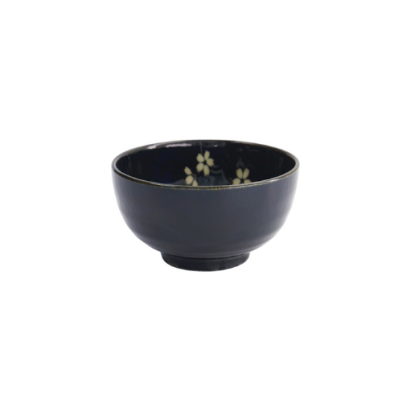 Rice Bowl Cobalt Blue Sakura, Porcelain, 600 ml, Item No. 22114