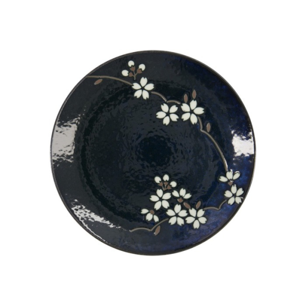 Teller Cobalt Blue Sakura, Porzellan, Ø 23,5 cm, Art.-Nr. 22115