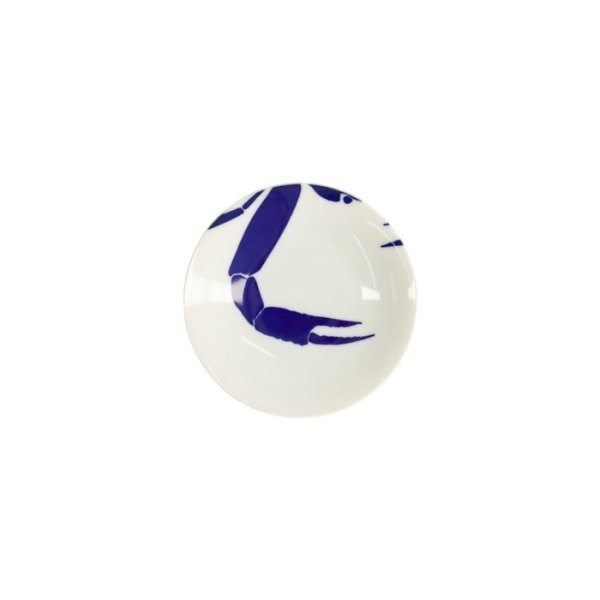 Teller Kawaii Krabbe Blau/Weiß, Porzellan, Ø 13,7 cm, Art.-Nr. 22126