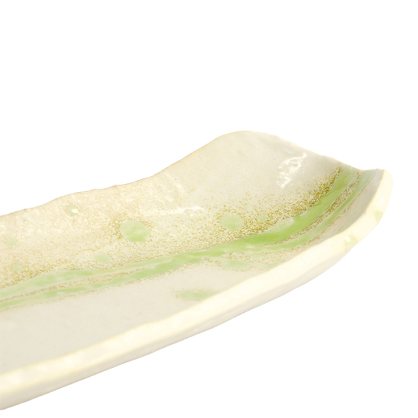 Vidro Green/Beige Oval Teller bei Tokyo Design Studio (Bild 4 von 6)