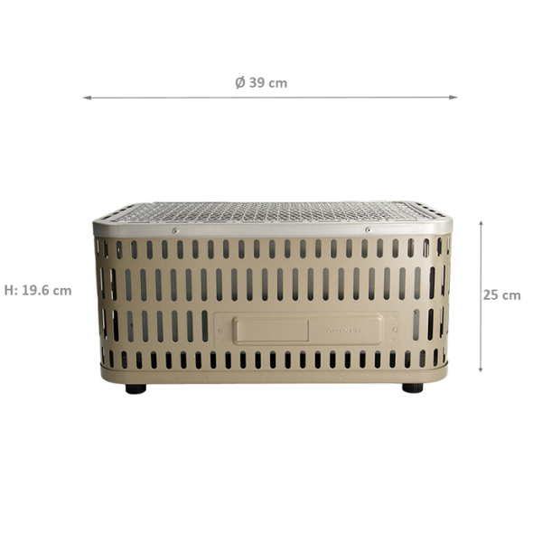 Konro-Grill Tabletop, Eisen, 39 &times; 25 &times; 19,6 cm, Art.-Nr. 22190