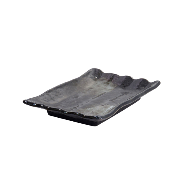TDS, Teller, Schwarz, 15,5x11x2,5cm - Art Nr. 22233