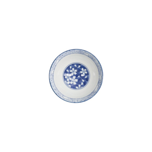 Reisschale Sakura Stripe Blau, Porzellan, Ø 12,5 cm, Art.-Nr. 22247