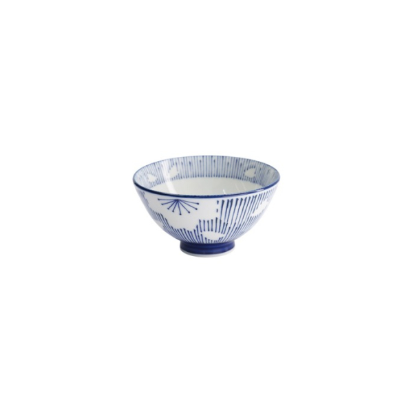 Reisschale Sakura Stripe Blau, Porzellan, Ø 12,5 cm, Art.-Nr. 22247