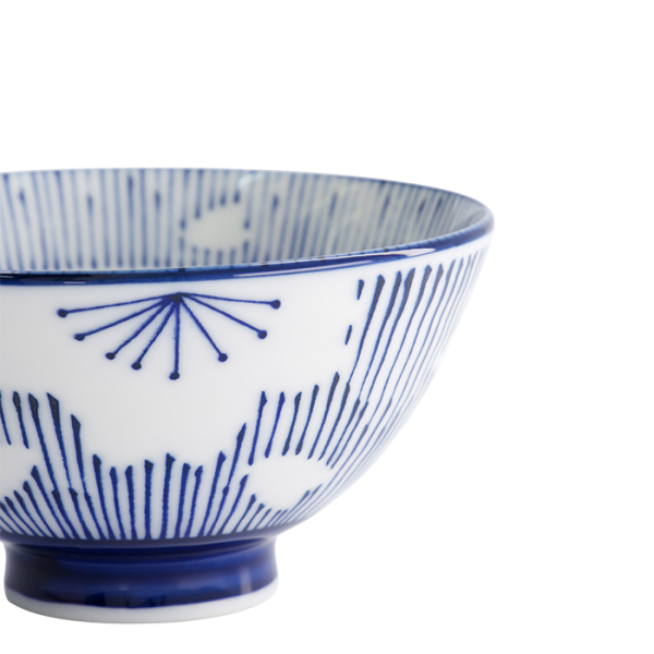 TDS, Reis Schale, Sakura Stripe, Blau, Ø 12,5x6,5 cm, 350ml -Art Nr: 22247