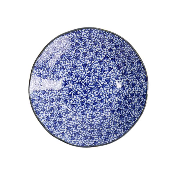 Hana Blue Pasta Plate at Tokyo Design Studio (picture 2 of 6)