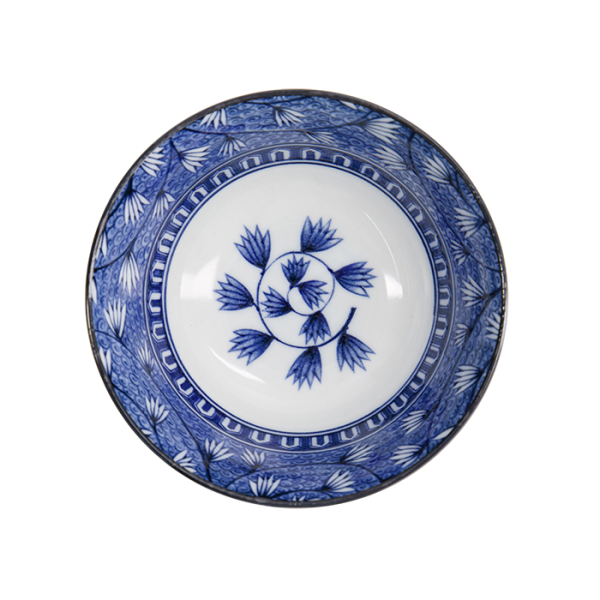 TDS, Schale, Hana Blue, Mixed Bowls, Ø 14,8x6,8cm 550ml, Tsuta Karakusa, Art Nr. 22269