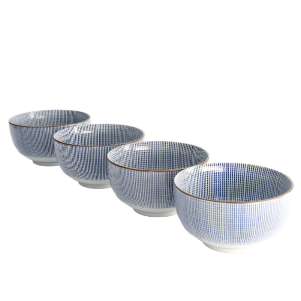 TDS, 4 Schalen Set, Sendan Tokusa, Ø 12,8 cm, Art.-Nr. 22511