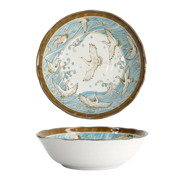 Kran Hell Blau Schale bei Tokyo Design Studio (Bild 1 von 6)