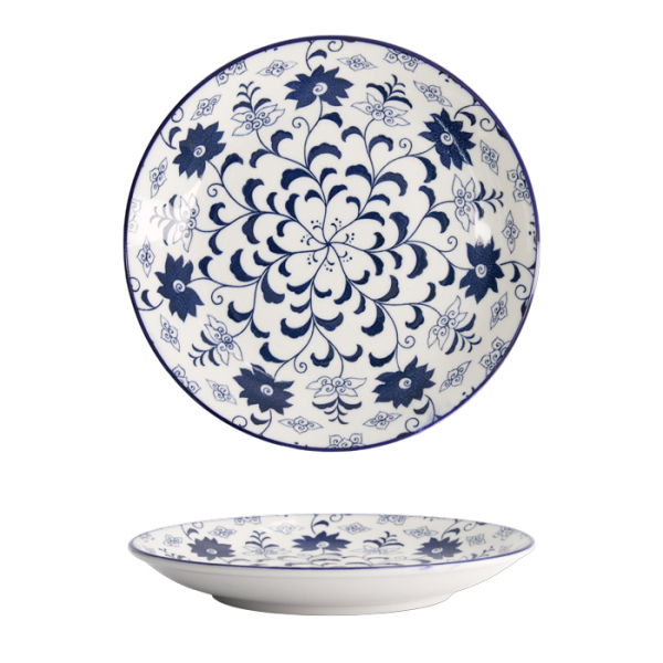 Tokyo Blue Botan Round plate at Tokyo Design Studio (picture 1 of 5)