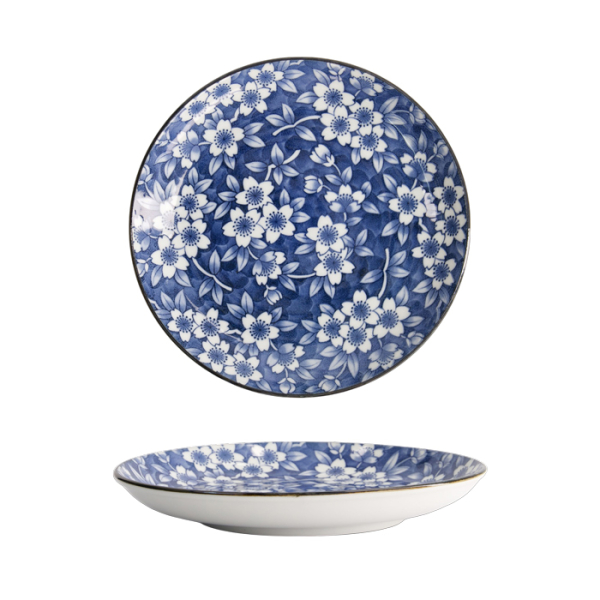 Tokyo Blue Sakura Runder Teller bei Tokyo Design Studio (Bild 1 von 5)