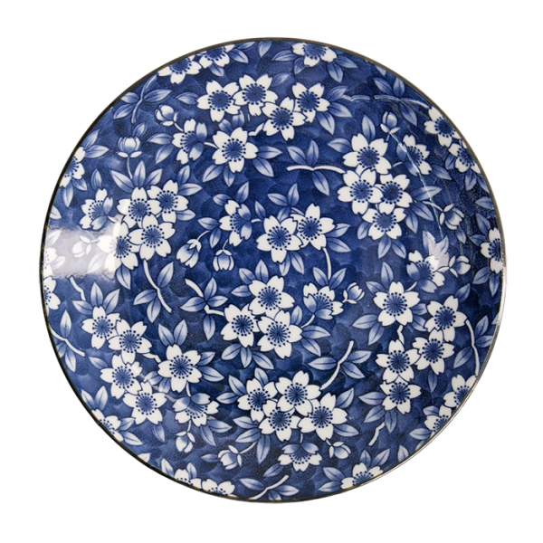 Tokyo Blue Sakura Runder Teller bei Tokyo Design Studio (Bild 3 von 5)
