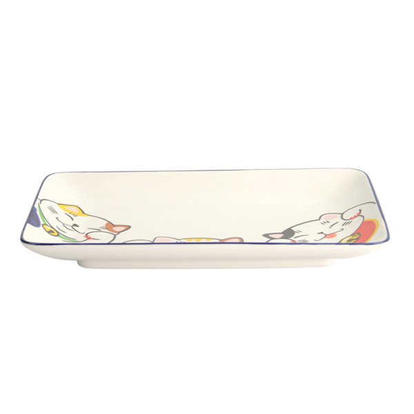 TDS, Sushi Platte, Kawaii, Lucky Cat, 21 x 13,5 cm - Art Nr. 22660
