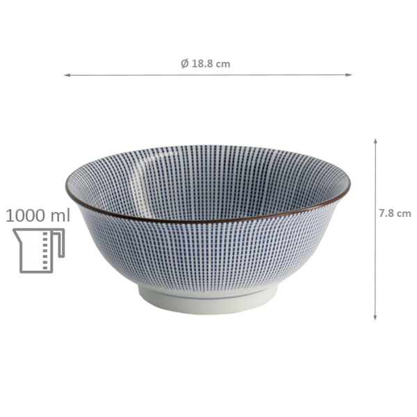 TDS, Tayo Bowl, Sendan Tokusa, Ø 18.5 cm, Item No. 2563