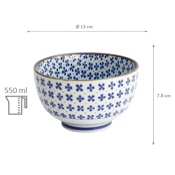 TDS, Schale, Japan Flower, Sakura, Ø 13 x 7,8 cm, 550 ml, Art.-Nr. 2721