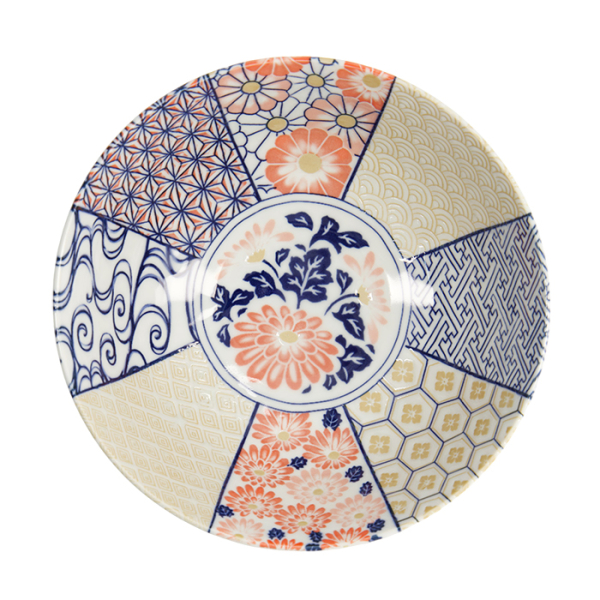 TDS, Ramen Bowl, Mino Shozui, Mixed Bowl, Navy, Ø 21 x 7.8 cm 1000 ml, Item No. 33026
