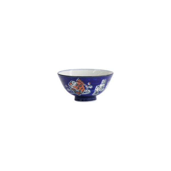 Bowl Kawaii Snapper Blue, Porcelain, 300 ml, Item No. 33205