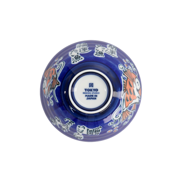 TDS, Reis-Schale, Kawaii, Snapper, Blau, Ø 11,5x6cm 300ml,  Art Nr. 33205