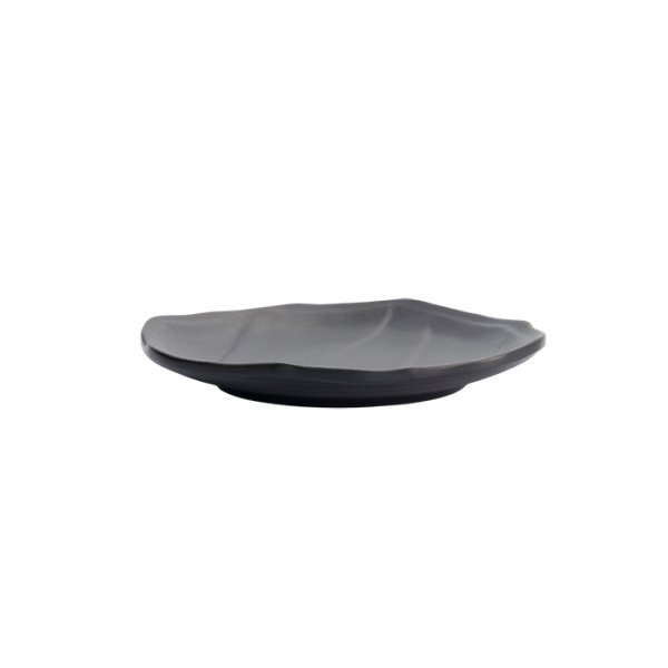 TDS, Runder Teller, Melamine Iwate Black, Ø 15,7x2,3cm, Art.-Nr. 33289