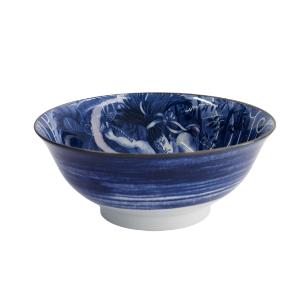 TDS, Schale, Yakuza, Tiger, Blau/Weiß, Ø 21x8,7cm 1300ml, Art.-Nr. 33336
