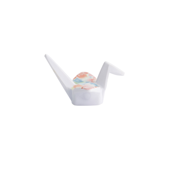 TDS, Chopsticks Rest, Crane Pink, 5.7x5x3cm, Item No. 33362