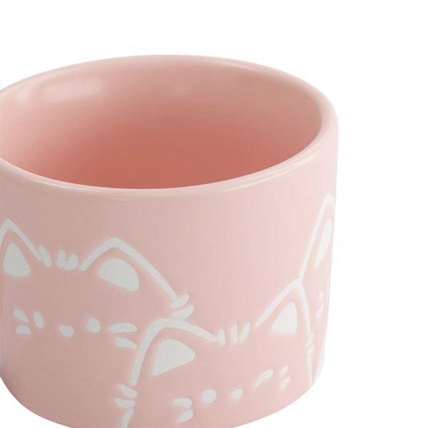 TDS, Tasse, Kawaii Cat, Rosa, Ø 8 x 6 cm - Art Nr. 33394